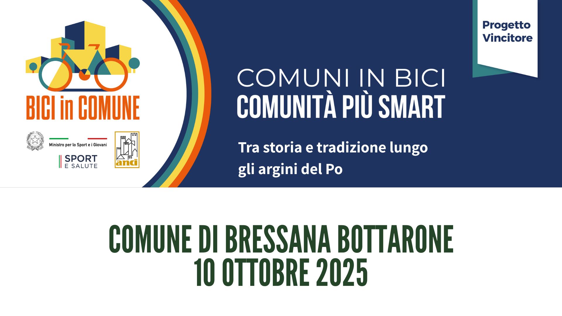 Bressana in bike, Presentato il progetto Bici in Comune